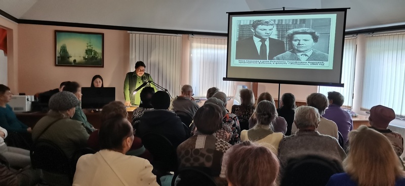 Лекция «Судьбы моей простое полотно, Нина Сазонова»