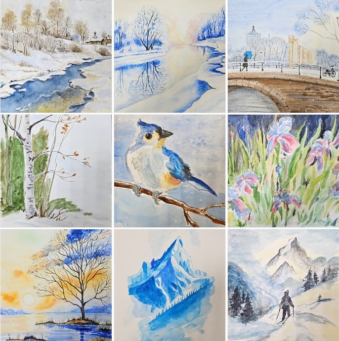 Выставка работ учеников проекта 