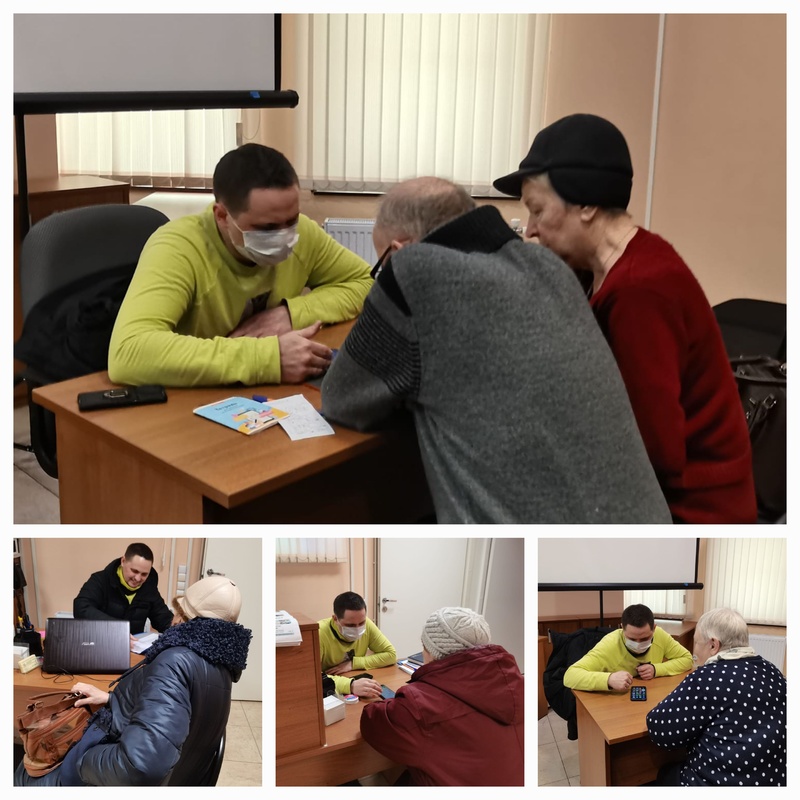 Индивидуальные занятия по обучению основам пользования мобильными устройствами и интернетом