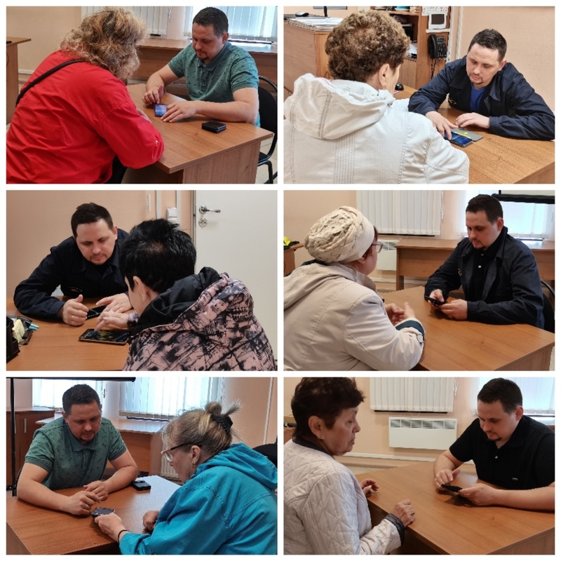 Индивидуальные занятия по обучению основам пользования мобильными устройствами и интернетом