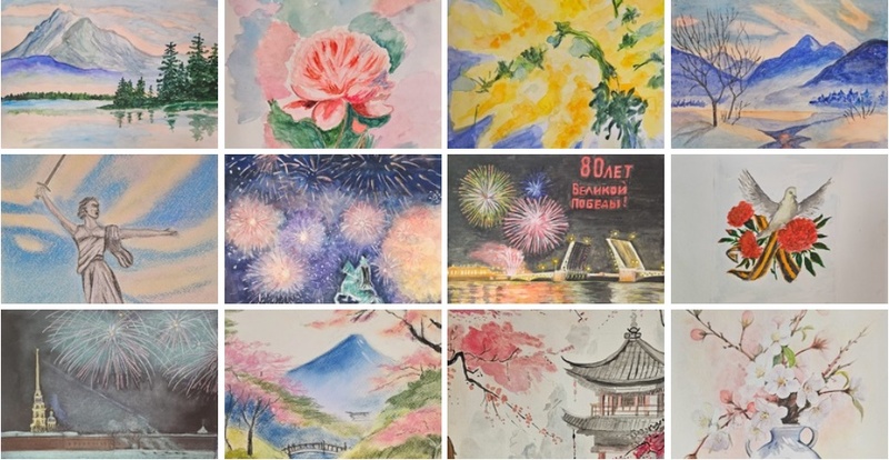 Выставка работ учеников проекта 