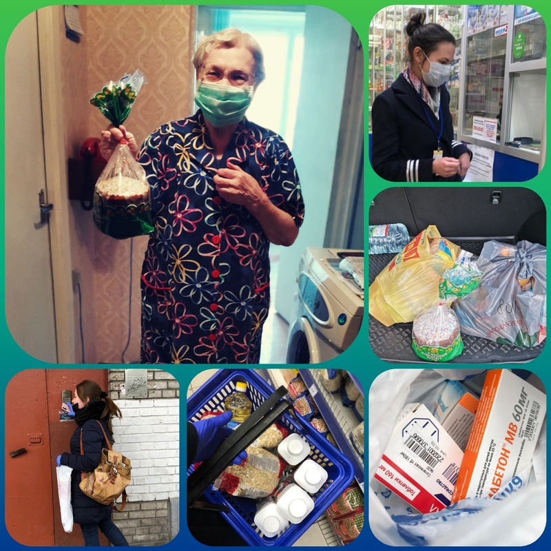 Добровольцы ежедневно помогают пожилым и маломобильным жителям округа!