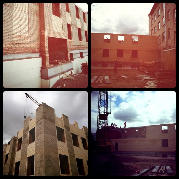 Строительство идет согласно графику