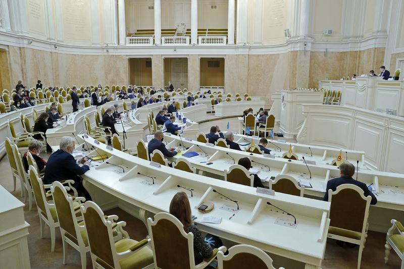 Заседание Законодательного Собрания Санкт-Петербурга