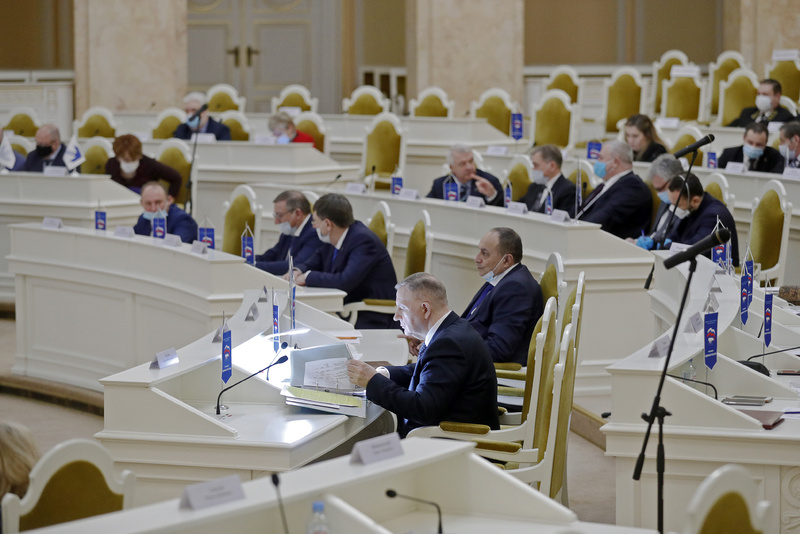 Заседание Законодательного Собрания Санкт-Петербурга