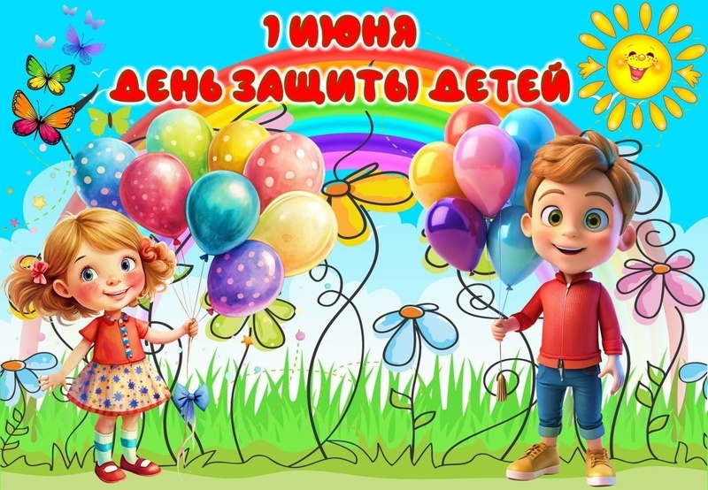 Международнй день защиты детей!