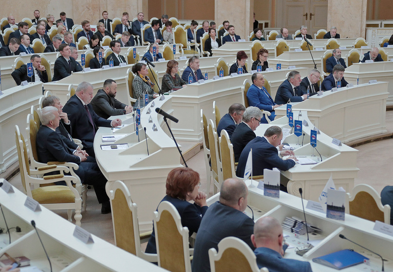 Заседание Законодательного Собрания Санкт-Петербурга