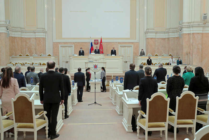 Заседание Законодательного Собрания Санкт-Петербурга
