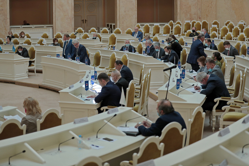 Заседание Законодательного Собрания Санкт-Петербурга