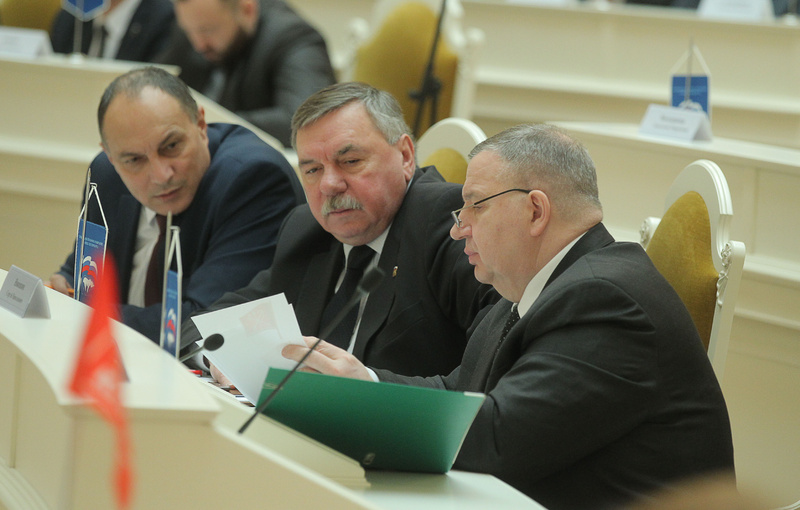 Заседание Законодательного Собрания Санкт-Петербурга