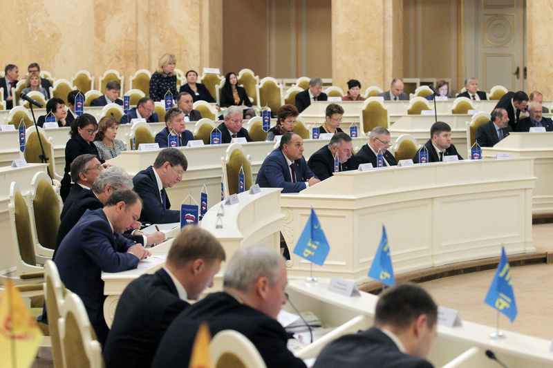 Заседание Законодательного Собрания Санкт-Петербурга