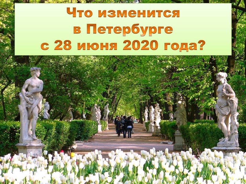 Смягчение ограничений в Петербурге