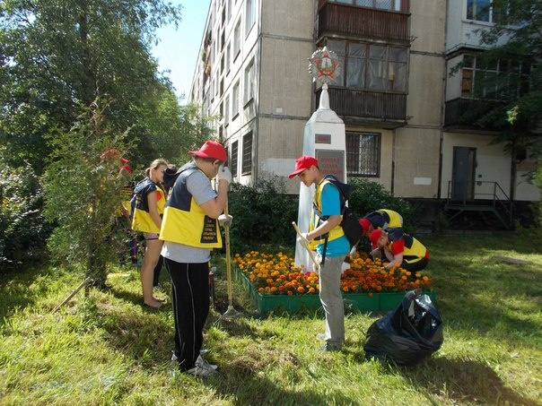 Трудовой отряд в действии