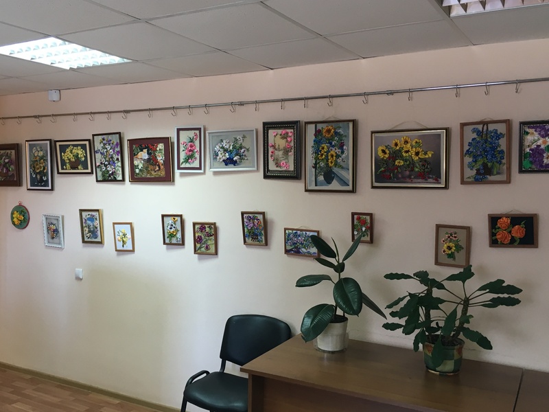 Выставка работ в Общественной приемной