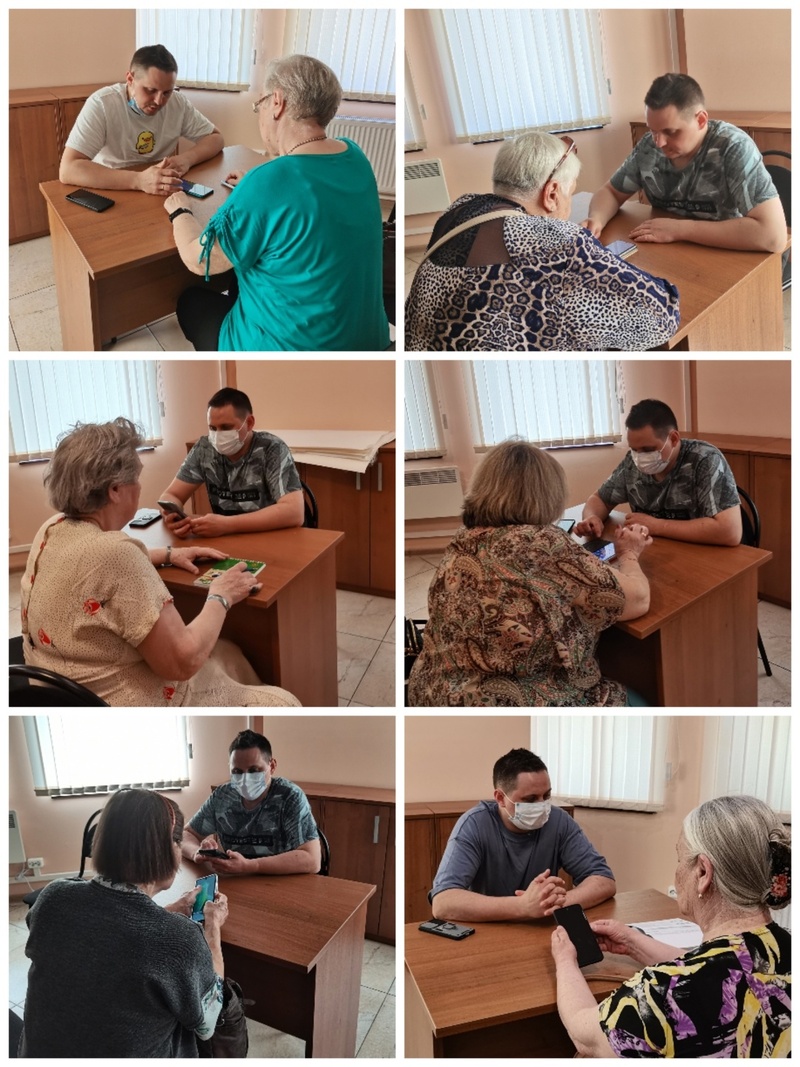 Индивидуальные занятия по обучению основам пользования мобильными устройствами и интернетом