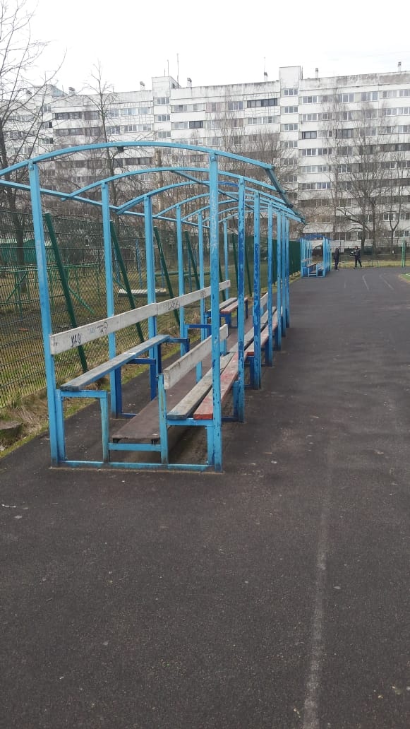 Ремонт стадиона школы №223 Кировского района